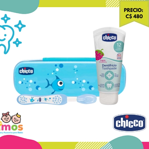 Set de cepillo, pasta, estuche