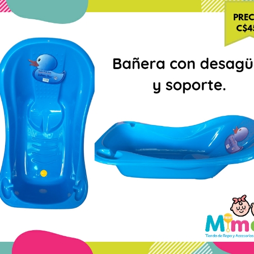 Bañera Con desague y soporte