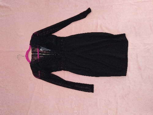 Vestido negro shinesrar