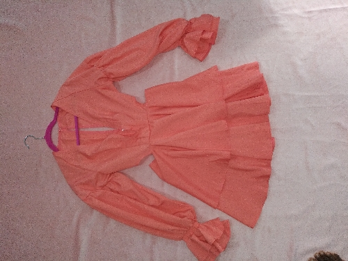 Vestido color zapote