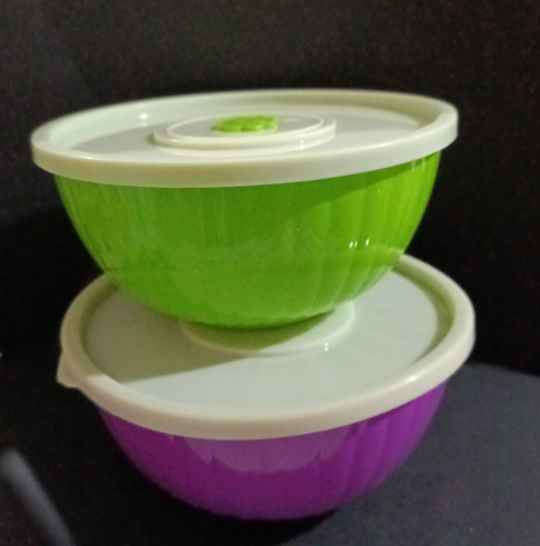 hermetico redondo morado y verde