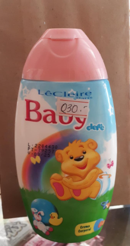 Crema corporal para Bebé