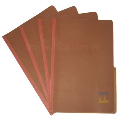 CARPETA MARRON  OFICIO sin gancho