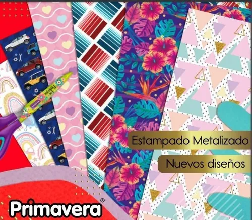 CARTULINA ESTAMPADA  METALIZADA