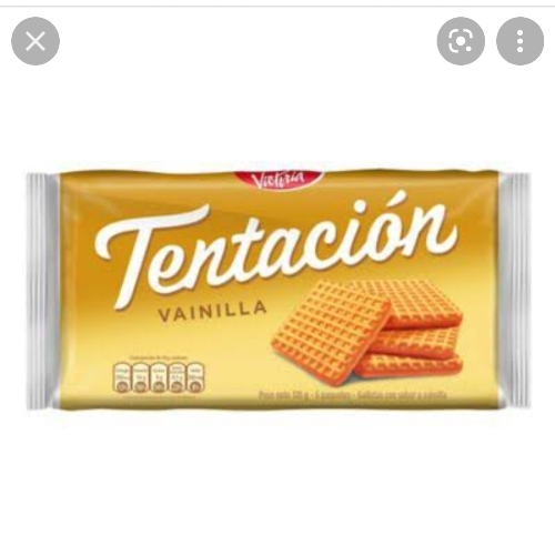 Galleta tentación vainilla 45g