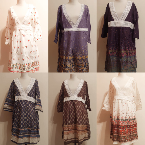 M041 Vestido manga larga