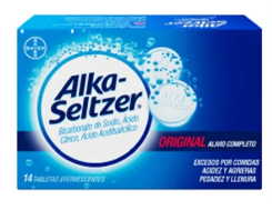 Alka Seltzer Tabletas Efervescentes Caja