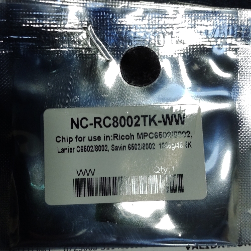 Chip de Tóner MPC 6502/8002 Negro