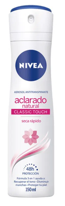 Desodorante Nivea Women Aclarado Natural Aerosol x 150 ml