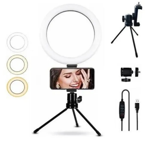 Ring Light "6" com suporte Lehmox