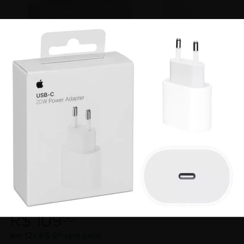 Fonte Original IOS USB - C 20w