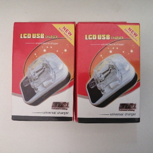 Cargador universal LCD USB con pantalla