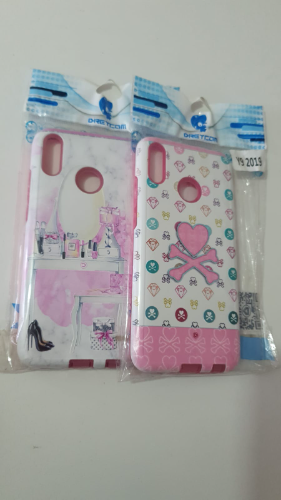 Case dama diseño alto relieve Y9 2019