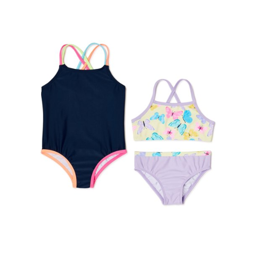 Traje De Baño 1pz/2pz Niña Wonder Nation 2T