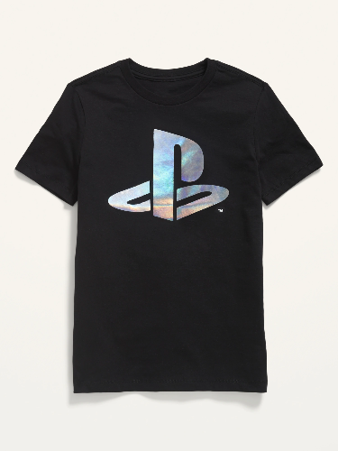 Franela Logo PS Plata Old Navy XS