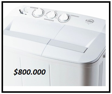 Lavadora KALLEY  7 Kilogramos K-LAVSA7B Blanco Semi Automática