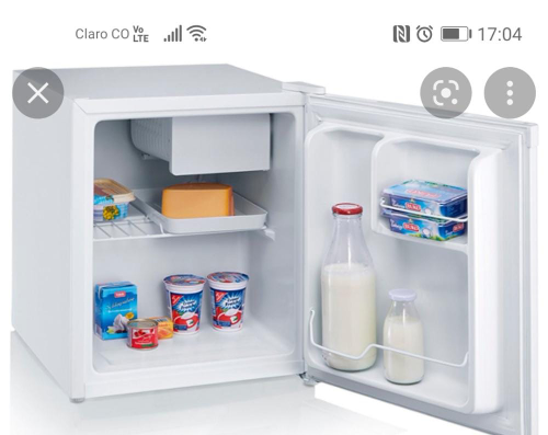 1 Nevera 43 Litros Minibar KALLEY Frost Una Puerta  K-MB43G Gris