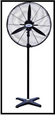 Ventilador de Pedestal KALLEY K-VAP26P Negro