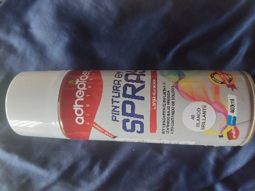 Spray blanco brillante