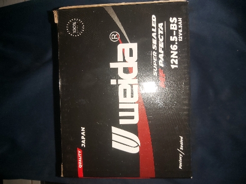 Batería 12N6.5-BS cg125 xwy