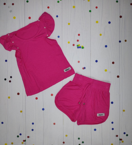 PB0242 CONJUNTO REMERA+SHORT BEBE MOLEY "DIKAROS"