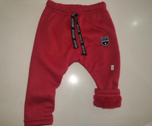 PB0289 PANTALON JOGGING BEBE CON PELUCHE POR DENTRO "S.KIDS"