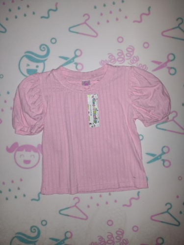 +PB0237 REMERA BEBA MANGA CORTA PRINCESA MORLEY
