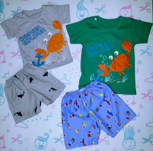 +PB0220 CONJUNTO CANGREJO BEBE "ÑEQUITOS"