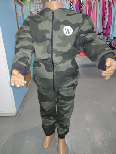 PV0199 CONJUNTO (CAMPERA+PANTALON) CAMUFLADO FRIZADO NENE