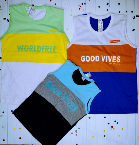 +PV0149 MUSCULOSA TRICOLOR ESTAMPADA NENE "SOLCITOS"
