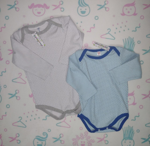 PB0284 BODY MANGA LARGA ALGODON "S KIDS"