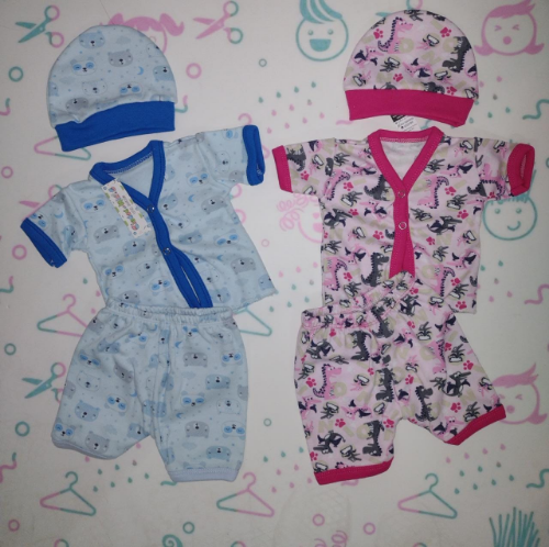 +PB0161 RECIBIDOR EN CAJA BATITA + SHORCITO + GORRITO