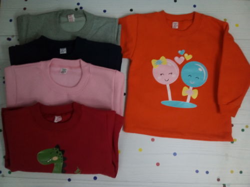 PB0282 BUZO BEBE CON ESTAMPA "S.KIDS"