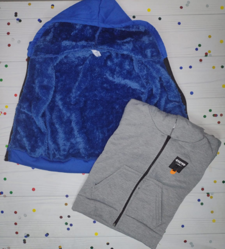 PV0195 CAMPERA LISA NENE ALGODON CON PELUCHE POR  DENTRO "J&R KIDS"