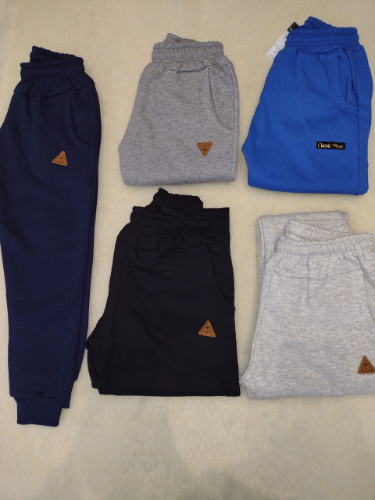 PV0114 PANTALON JOGGING LISO CON FRIZA NENE "ROSEKIDS"
