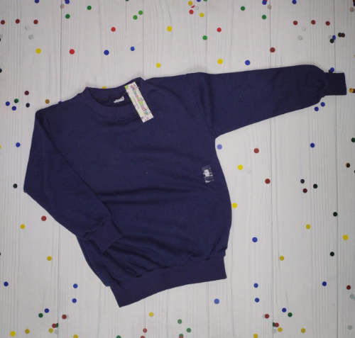 PV0161 BUZO ALGODÓN SIN FRIZA AZUL ESCOLAR