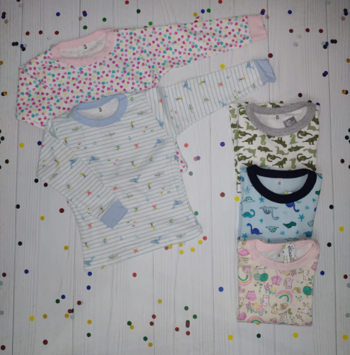 PB0259 CAMISETA MANGA LARGA ALGODÓN BEBE/BEBA ESTAMPADA "ANILEN"