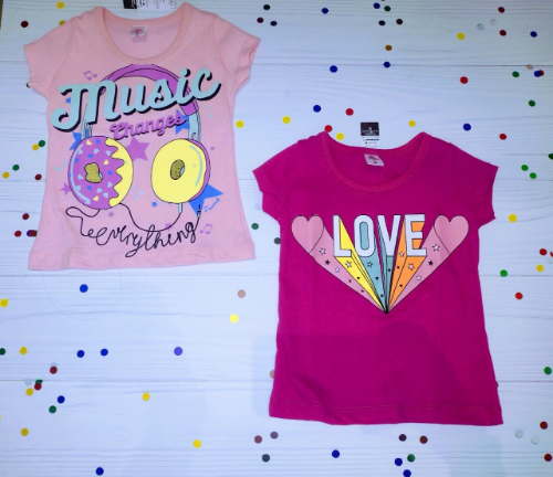 PN0143 REMERA NENA MANGA CORTA ALGODÓN "LAUMAT KIDS"