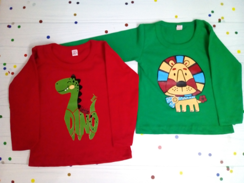 PB0281 REMERA M/LARGA BEBE CON ESTAMPA "S.K"