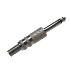 PLUG MONO METALICO 6.3MM  (0013)