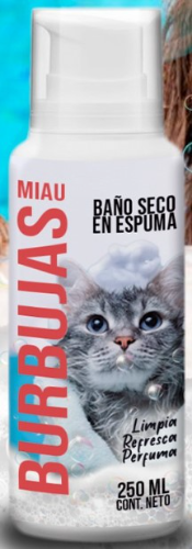 Baño seco en espuma gato x 250ml- Hagavet