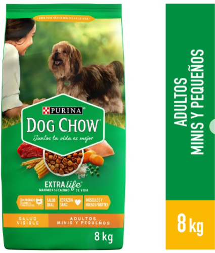 Dog chow Adulto minis y pequeños 8kg