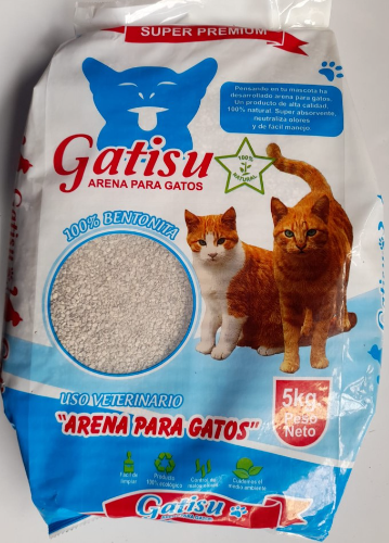 gatisu premium arena para gato 5kg