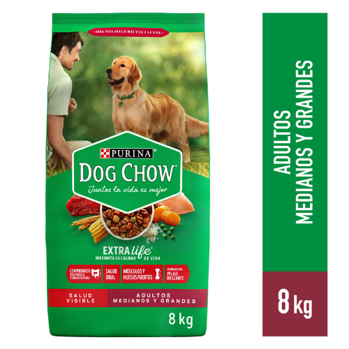 Dog chow adulto MyG 8kg