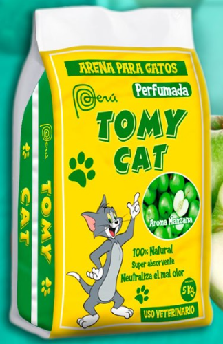 Arena perfumada Manzana Tomy Cat 5kg