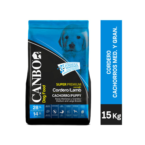 Canbo cachorro cordero MyG x 15kg