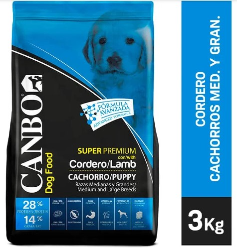 Canbo cachorro cordero MyG x 3kg