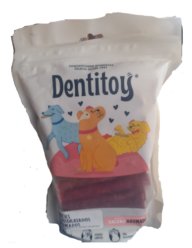 Barritas de ganado Vacuno Ahumado 500gr- Dentitoy