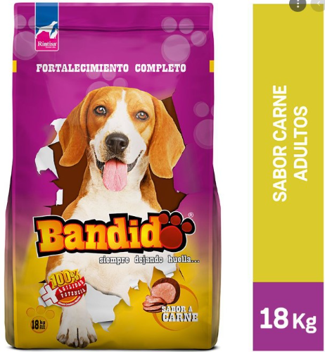 BANDIDO ADULTO CARNE 18kg