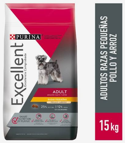 EXCELLENT Adulto raza pequeña pollo 15kg